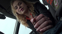 Curly haired Nishe fucks in the backseat