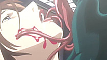 Captive hentai girl hard poking monster