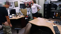 Woman tries to sell an old horn in pawn