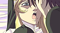 Hentai nun gets squeezed her boobs by perverted priest