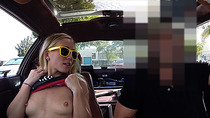 Super hot and pretty blonde sells her car and her pussy for some cash
