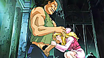 Cute hentai sucking monster cock and tittyfucking