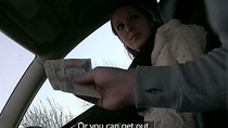 Sexy Zuzana gains cash and gets her pink pussy fucked by the pervy taxi driver