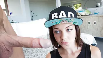 Teen Kieras little  pussy gets banged her boyfriends big cock