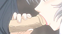 Hentai coed sucking stiff dicks and facial cumshot