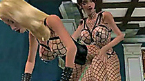 Sexy hentai shemale bareback fucked indoors