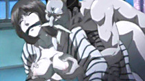 Japanese hentai with muzzle gets squeezed tits and fingered wetpussy