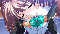 Innocent anime girl takes her first cock