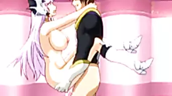Princess hentai with bigboobs standing fucked wet pussy