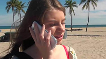 Blonde teen Alice March gets fucked eroticaly hard by her visiting boyfriends big cock