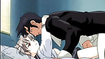 Hentai school girl gets licked and gives BJ