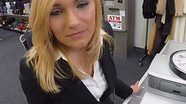 Hot blonde milf Holly fucked in pawn shop
