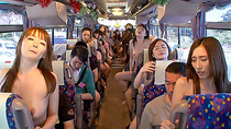 Luscious Japanese chick enjoys extreme fuck fest on the bus