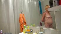 Pretty granny and nice girl masturbating together