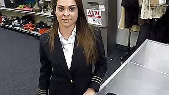 Fucking a Latina Stewardess